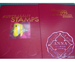 Australia 1995 Deluxe Yearbook Album with all Stamps FV$42